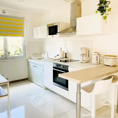 Villa Maison Indépendante 52 M2, Clim, Wifi Et Jardin